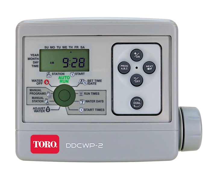Цифровой водонепроницаемый контроллер Toro DDCWP 2-Станции